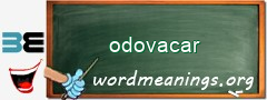 WordMeaning blackboard for odovacar